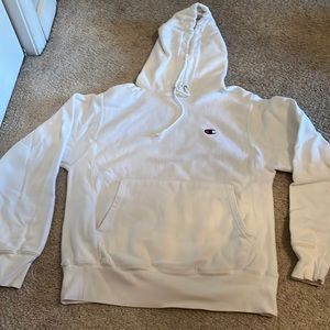 White champion hoodie